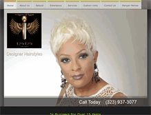 Tablet Screenshot of isishairsalon.com